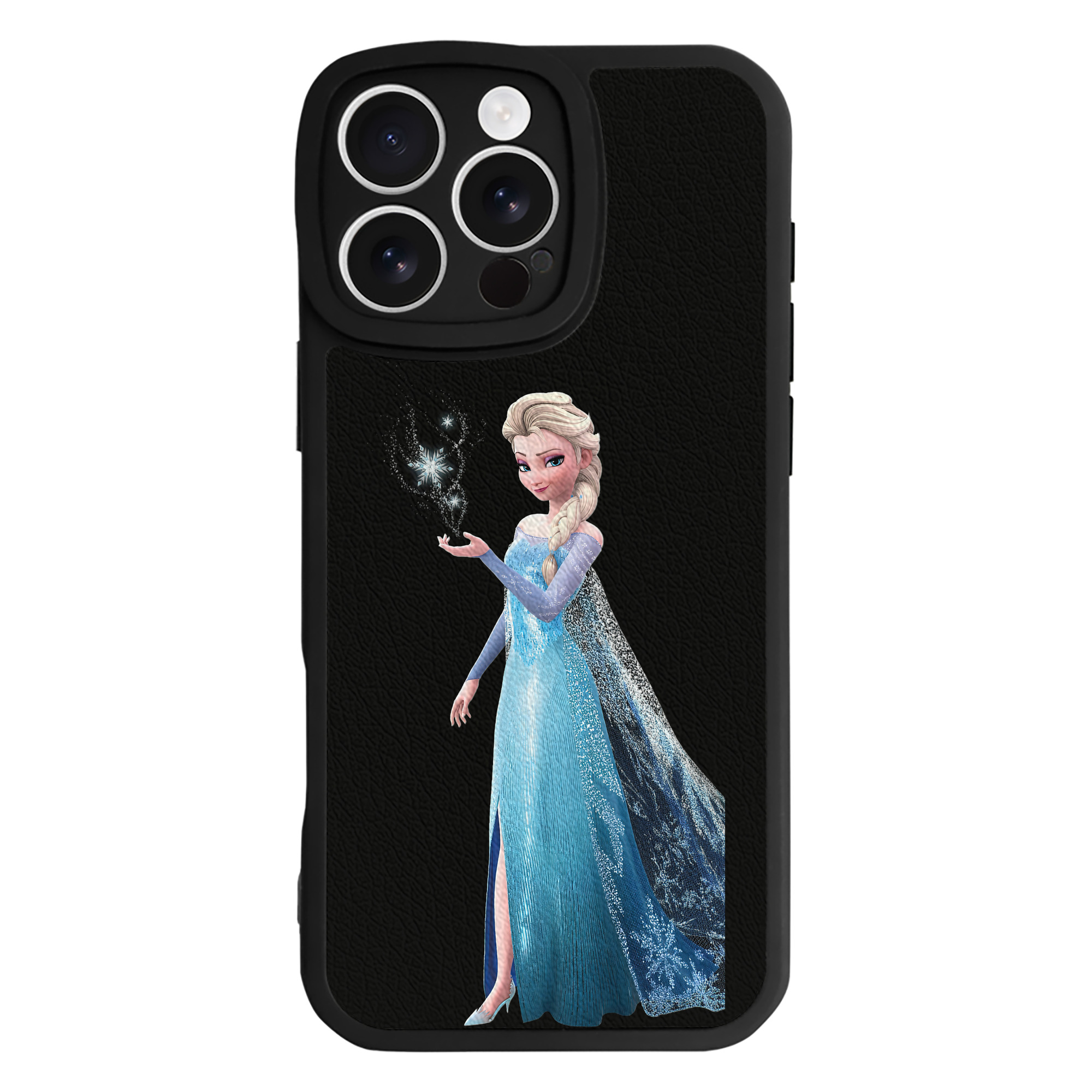 （画像用） アナと雪の女王 アンナ エルサ Frozen Anna Elsa 【iPhone 16シリーズ対応】シリコンスマホケース（レザー調） 材質：シリコン